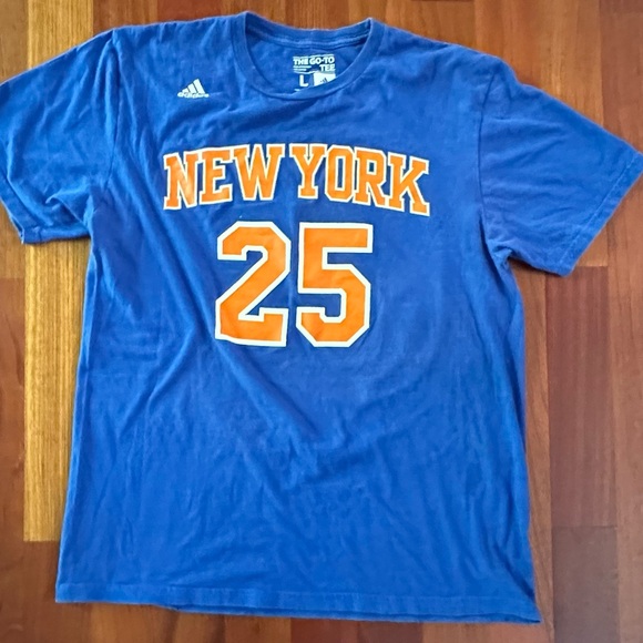 New York Knicks #25 T-shirt - Rose - blue short sleeved shirt - Picture 5 of 10